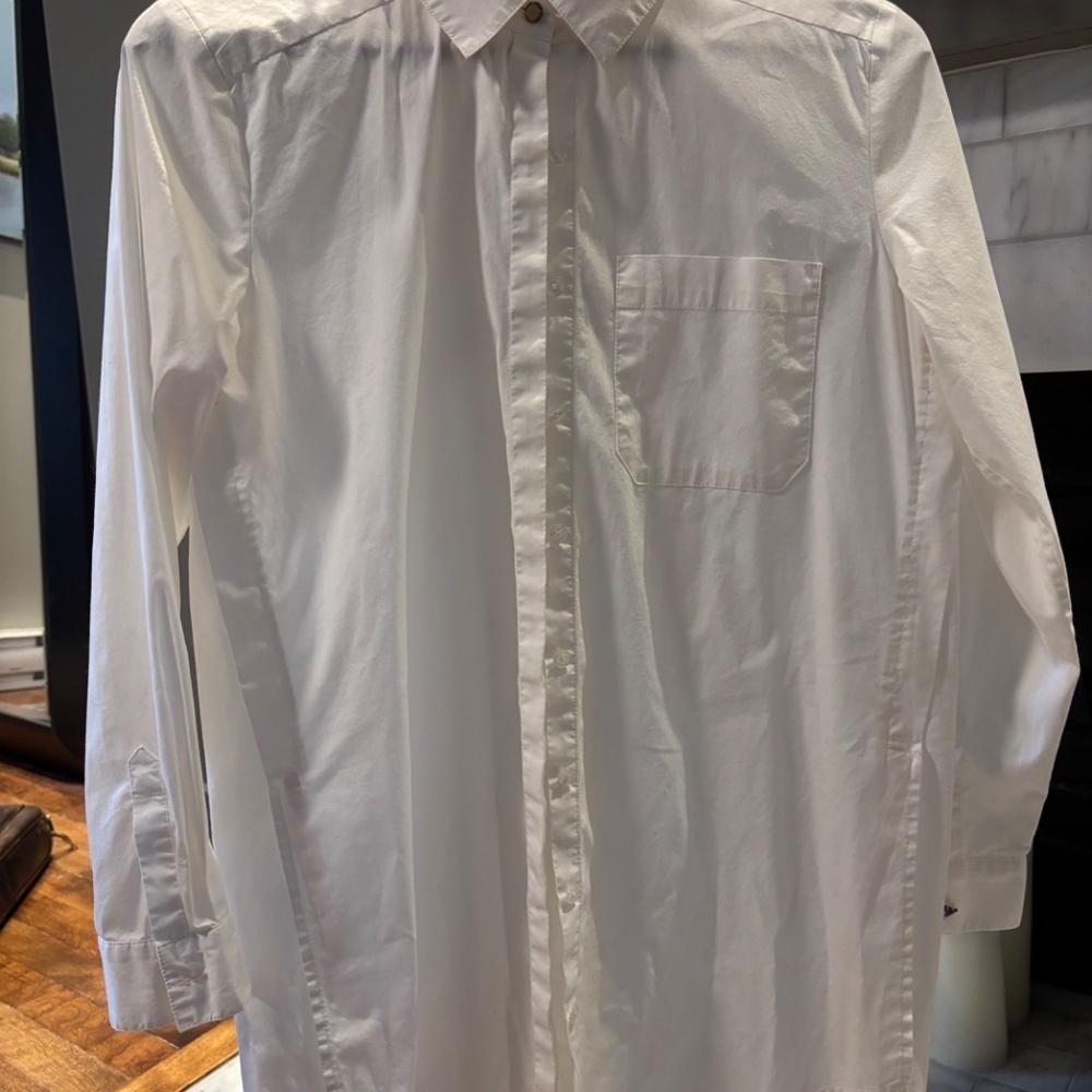 Ivanka Trump White Button Down Blouse Size Small Classic Career Shirt - Picture 2 of 3